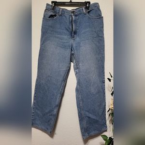 L.L Bean, Relaxed fit jeans, 100% cotton, size 14